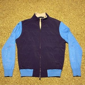 Peter Millar Stealth Light Full Zip Cardigan